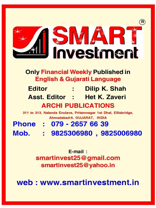 Title details for SMART INVESTMENT  by Archi Finmark and Communications Limited - Available